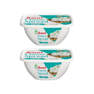 Amul Creami Cheese Spread - Pack of 2 - Fresh Cheese delivery in Aurangabad by OZO Mart