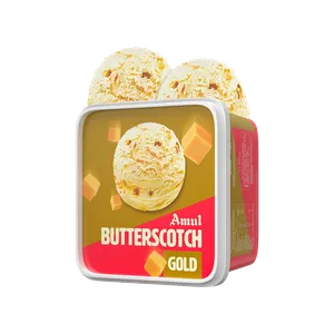 Amul Gold Butterscotch Ice Cream Tub - Fresh Frozen Desserts & Ice Cream delivery in Aurangabad by OZO Mart