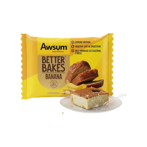 Awsum Banana Walnut Slice Cake - Fresh Cakes & Pastries delivery in Aurangabad by OZO Mart