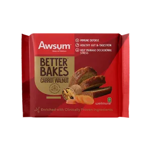 Awsum Carrot Walnut Slice Cake - Fresh Cakes & Pastries delivery in Aurangabad by OZO Mart