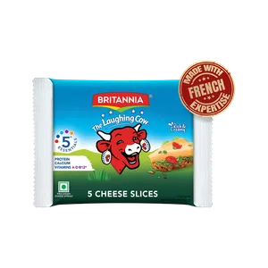 Britannia Laughing Cow Cheese Slices (90 g) - Fresh Cheese delivery in Aurangabad by OZO Mart