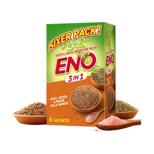 Eno 3 in 1 Antacid with Real Jeera, Ajwain & Kala Namak - Fresh Whole Spices delivery in Aurangabad by OZO Mart