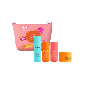 Foxtale On-the-Glow Skin Care Kit + Pouch - Fresh Skin Care delivery in Aurangabad by OZO Mart