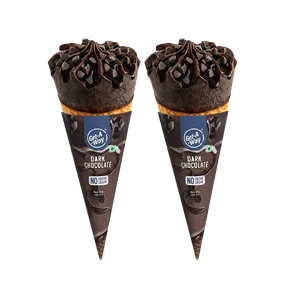 Get-A-Way Dark Chocolate Ice Cream Cone - Pack of 2 - Fresh Frozen Desserts & Ice Cream delivery in Aurangabad by OZO Mart