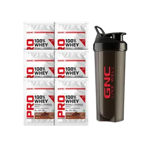 GNC 100% Whey Protein Powder & Free Shaker (Chocolate) - Fresh Health & Protein Drinks delivery in Aurangabad by OZO Mart