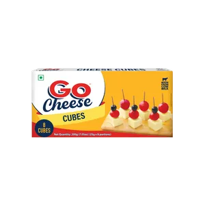 Go Squares Processed Cheese Cubes - Fresh Cheese delivery in Aurangabad by OZO Mart