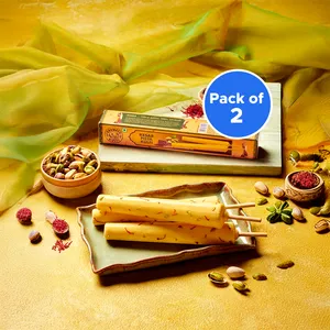 Grameen Kesar Pista Kulfi Stick - Pack of 2 - Fresh Frozen Desserts & Ice Cream delivery in Aurangabad by OZO Mart