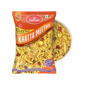 Haldiram's Khatta Meetha Namkeen - Fresh Indian Namkeen delivery in Aurangabad by OZO Mart