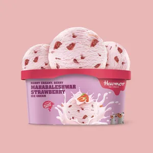 Havmor Mahabaleshwar Strawberry Ice Cream Tub - Fresh Frozen Desserts & Ice Cream delivery in Aurangabad by OZO Mart
