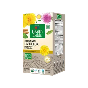Health Fields Organic Liv Detox Herbal Tea - Fresh Tea delivery in Aurangabad by OZO Mart