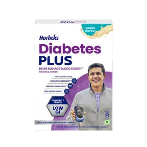 Horlicks Diabetes Plus Drink Mix - Fresh Health & Protein Drinks delivery in Aurangabad by OZO Mart