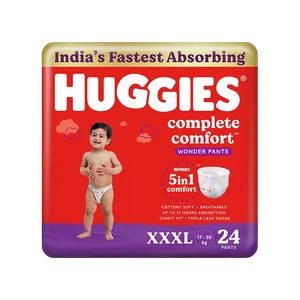 Huggies Wonder Pant Pant Style Baby Diaper - Fresh Diapers & Baby Hygiene delivery in Aurangabad by OZO Mart
