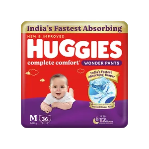 Huggies Wonder Pant Pant Style Baby Diaper - Fresh Diapers & Baby Hygiene delivery in Aurangabad by OZO Mart