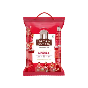 India Gate Mogra Basmati Rice 5 Kg (Short Grain) - Fresh Rice & Poha delivery in Aurangabad by OZO Mart