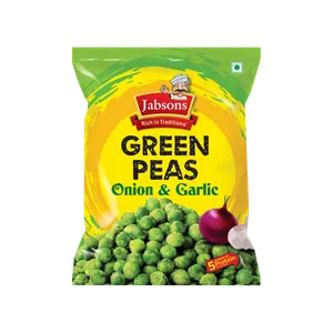 Jabsons Onion & Garlic Green Pea Snack - Fresh Roasted & Dry Snacks delivery in Aurangabad by OZO Mart