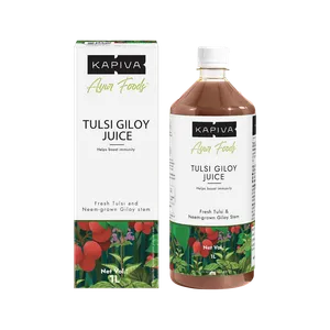 Kapiva Ayurveda Tulsi Giloy Herbal Juice (Natural Healer) - Fresh Juices & Sharbat delivery in Aurangabad by OZO Mart