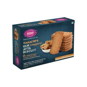 Karachi Bakery Gur Atta Biscuit - Fresh Biscuits & Cookies delivery in Aurangabad by OZO Mart