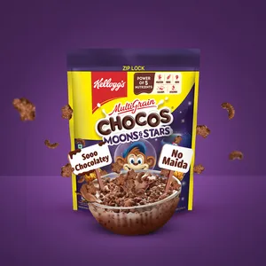 Kellogg's Multigrain Chocos Moons & Stars - Fresh Baby Cereals delivery in Aurangabad by OZO Mart