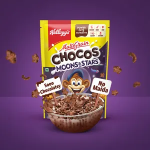 Kellogg's Multigrain Chocos Moons & Stars Kids Cereal - Fresh Baby Cereals delivery in Aurangabad by OZO Mart