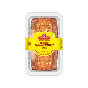 La Americana Eggless Banana Walnut Cake - Fresh Cakes & Pastries delivery in Aurangabad by OZO Mart