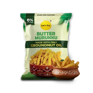 Let's Try Butter Murukku - Fresh Indian Namkeen delivery in Aurangabad by OZO Mart