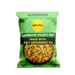 Let's Try Crunchy Party Mix Namkeen Snacks - Fresh Indian Namkeen delivery in Aurangabad by OZO Mart