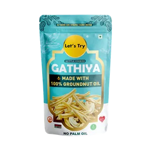 Let's Try Gathiya - Fresh Indian Namkeen delivery in Aurangabad by OZO Mart