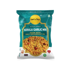 Let's Try Kerala Garlic Mixture Namkeen - Fresh Indian Namkeen delivery in Aurangabad by OZO Mart