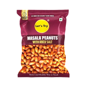 Let's Try Masala Peanuts With Rock Salt - Fresh Indian Namkeen delivery in Aurangabad by OZO Mart