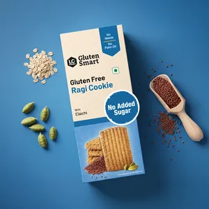 Lo Foods Gluten-Free Ragi Cookies (Elaichi) - Fresh Biscuits & Cookies delivery in Aurangabad by OZO Mart