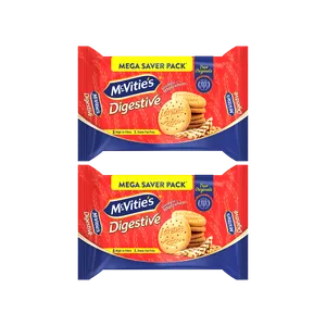 McVitie's Digestive High Fibre Biscuit - Pack of 2 - Fresh Biscuits & Cookies delivery in Aurangabad by OZO Mart