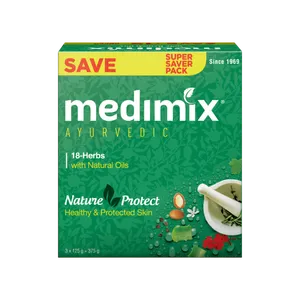 Medimix Ayurvedic Soap With 18 Herbs - Pack of 3 - Fresh Skin Care delivery in Aurangabad by OZO Mart
