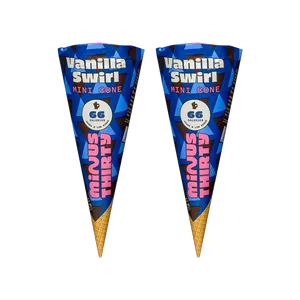 Minus Thirty Vanilla Swirl Mini Ice Cream Cone - Pack of 2 - Fresh Frozen Desserts & Ice Cream delivery in Aurangabad by OZO Mart