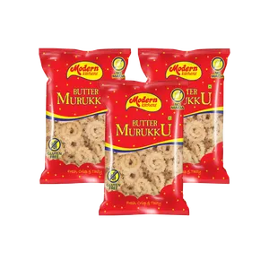 Modern Kitchens Butter Murukku Namkeen - Pack of 3 - Fresh Indian Namkeen delivery in Aurangabad by OZO Mart