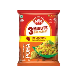 MTR 3 Minute Khatta Meetha Poha Breakfast Mix - Fresh Indian Namkeen delivery in Aurangabad by OZO Mart