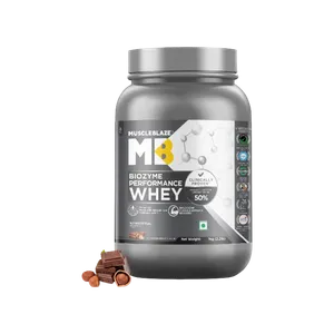 MuscleBlaze Biozyme Performance Whey Protein (Chocolate Hazelnut) - Fresh Health & Protein Drinks delivery in Aurangabad by OZO Mart