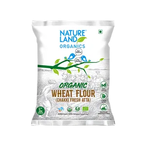 Natureland Fresh Chakki Organic Atta - Fresh Flour & Grains delivery in Aurangabad by OZO Mart