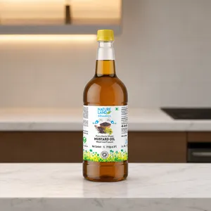 Natureland Organics Organics Cold Pressed Mustard Oil - Fresh Cooking Oils delivery in Aurangabad by OZO Mart