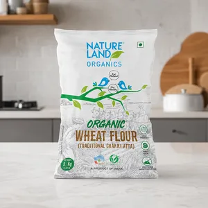 Natureland Organics Whole Wheat Organic Atta - Fresh Flour & Grains delivery in Aurangabad by OZO Mart