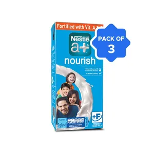 Nestle a+ Toned Milk - Pack of 3 - Fresh Milk delivery in Aurangabad by OZO Mart