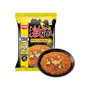 Nissin Geki Korean Ramen Spicy Cheese Flavoured Instant Noodles - Fresh Cheese delivery in Aurangabad by OZO Mart