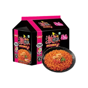 Nissin Geki Korean Ramen Spicy Kimchi Flavoured Instant Noodles - Fresh Noodles & Pasta delivery in Aurangabad by OZO Mart