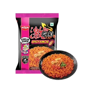 Nissin Geki Korean Ramen Spicy Kimchi Flavoured Instant Noodles - Fresh Noodles & Pasta delivery in Aurangabad by OZO Mart