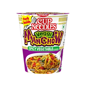 Nissin Veggi Manchow Cup Noodles - Fresh Noodles & Pasta delivery in Aurangabad by OZO Mart