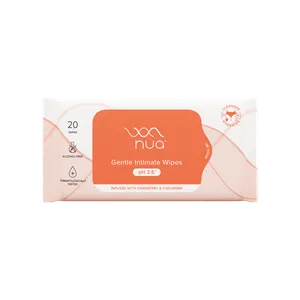 Nua Intimate Wipes for Gentle, pH Balanced Cleansing - Fresh Skin Care delivery in Aurangabad by OZO Mart