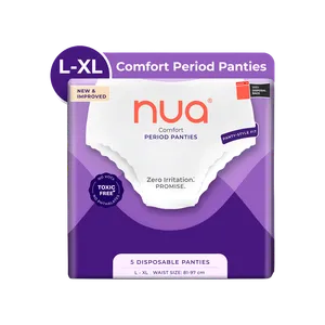 Nua Ultra-Absorbent Comfort Disposable Period Panty - Fresh Feminine Hygiene delivery in Aurangabad by OZO Mart
