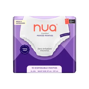 Nua Ultra-Absorbent Comfort Disposable Period Panty (XL - XXL) - Fresh Feminine Hygiene delivery in Aurangabad by OZO Mart