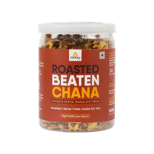 Omay Foods Roasted Chana Jor (Beaten Chana) - Fresh Indian Namkeen delivery in Aurangabad by OZO Mart