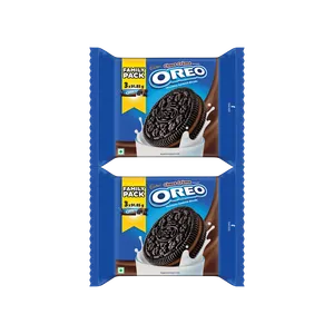 Oreo Chocolate Flavour Crème Sandwich Cream Biscuits Family Pack - Pack of 2 - Fresh Biscuits & Cookies delivery in Aurangabad by OZO Mart