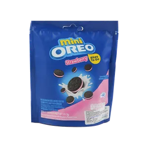 Oreo Mini Strawberry Flavoured Sandwich Cream Biscuits - Fresh Biscuits & Cookies delivery in Aurangabad by OZO Mart
